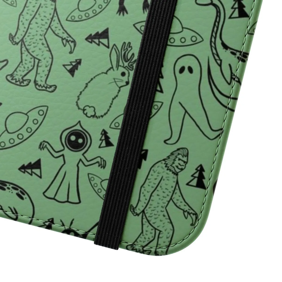 Cryptid-Inspired Flip Phone Case | Mysterious Creatures Design
