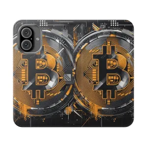 Cryptocurrency Enthusiast's Flip Cover Phone Case