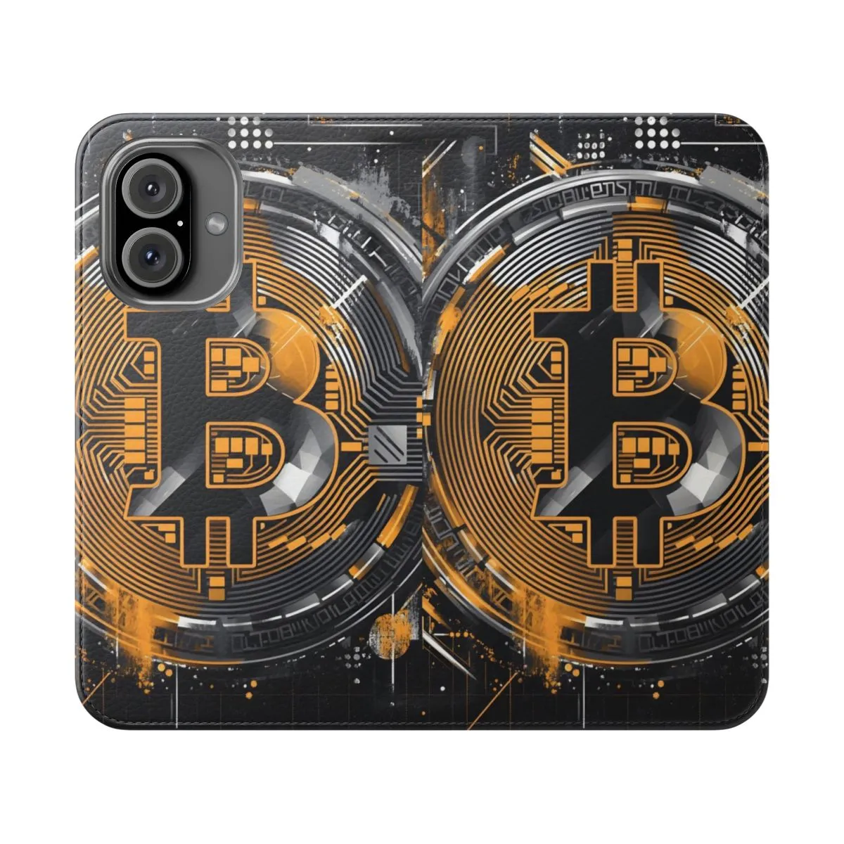 Cryptocurrency Enthusiast's Flip Cover Phone Case
