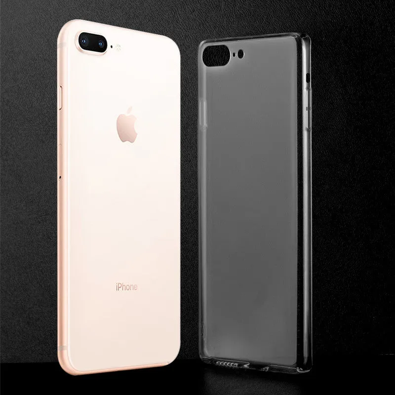 Crystal Clear Hard Back Anti-Yellowing Phone Case For Apple iPhone 7 Plus