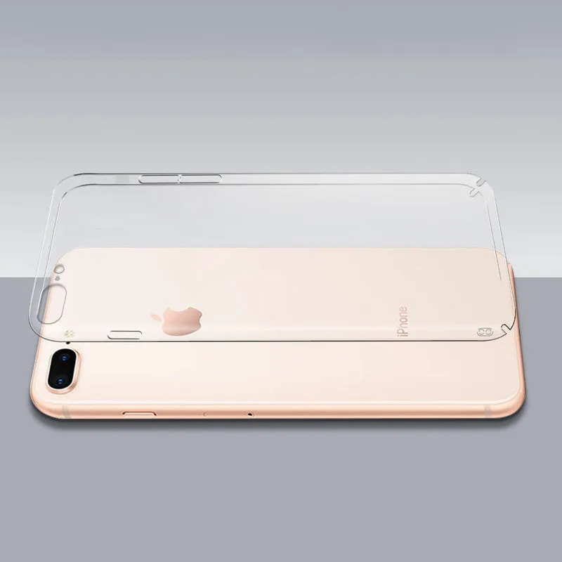 Crystal Clear Hard Back Anti-Yellowing Phone Case For Apple iPhone 7 Plus