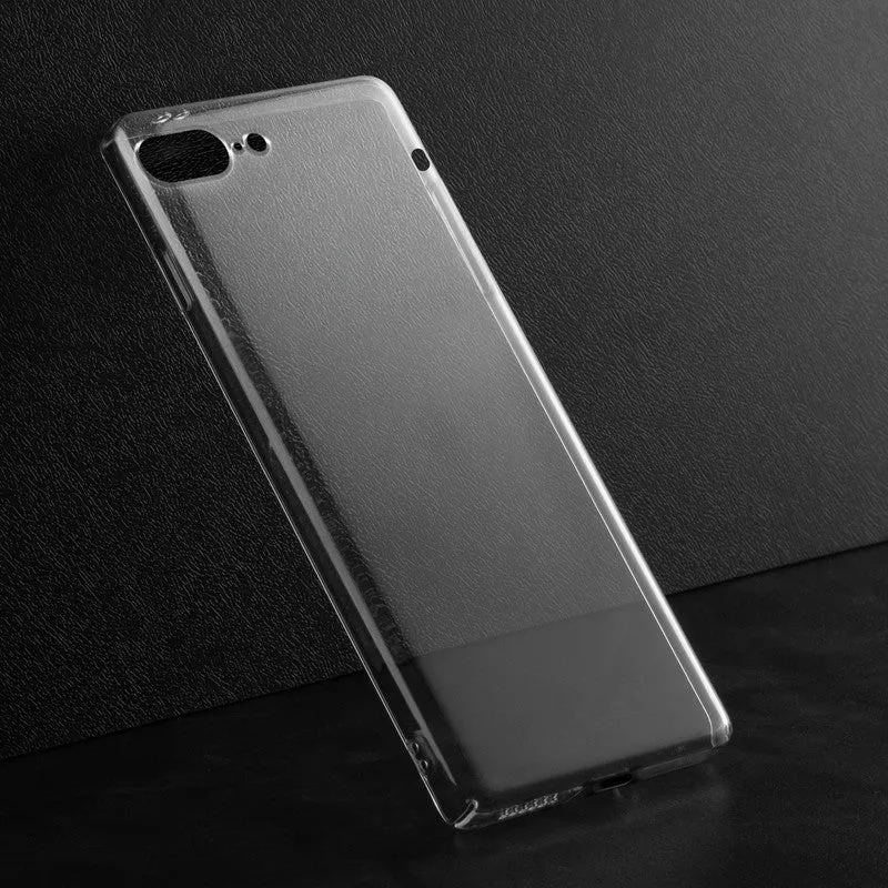 Crystal Clear Hard Back Anti-Yellowing Phone Case For Apple iPhone 7 Plus