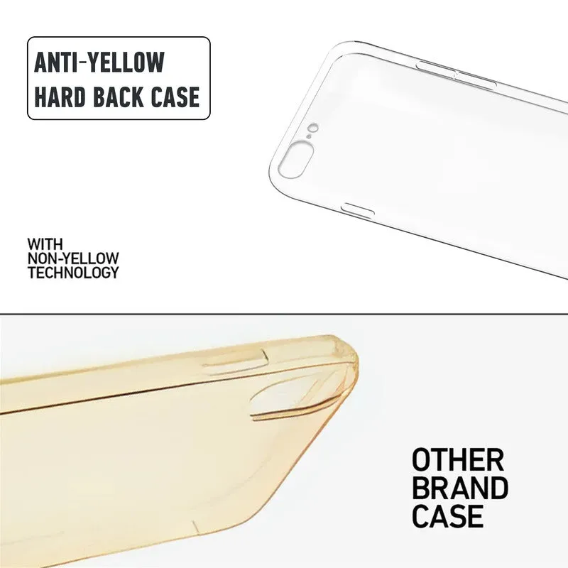 Crystal Clear Hard Back Anti-Yellowing Phone Case For Apple iPhone 7 Plus