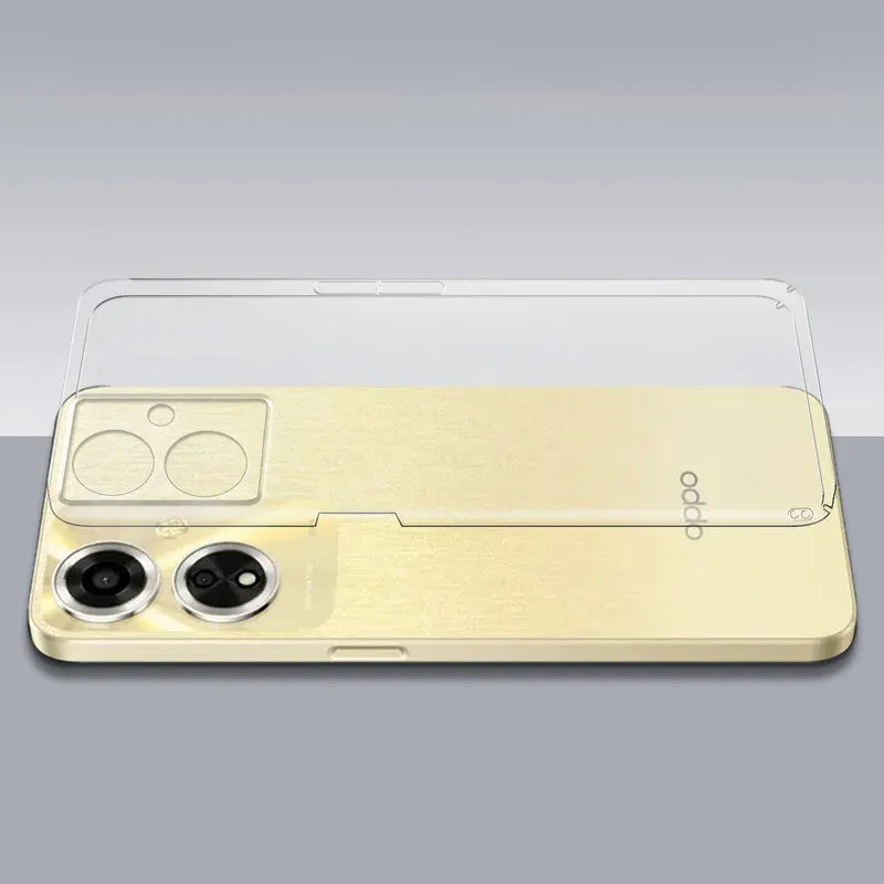 Crystal Clear Hard Back Anti-Yellowing Phone Case For Oppo A59 5G