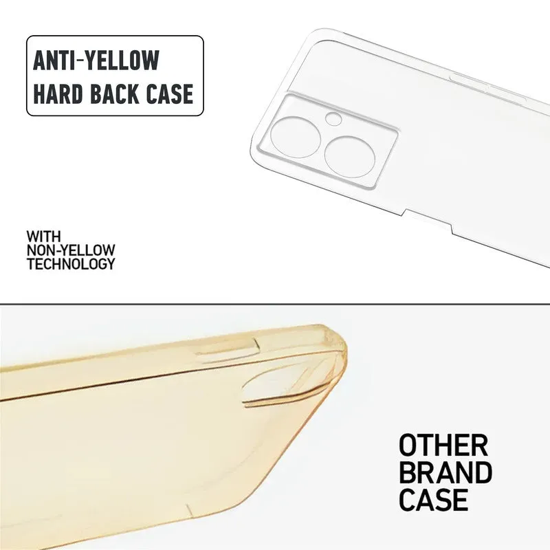 Crystal Clear Hard Back Anti-Yellowing Phone Case For Oppo A59 5G