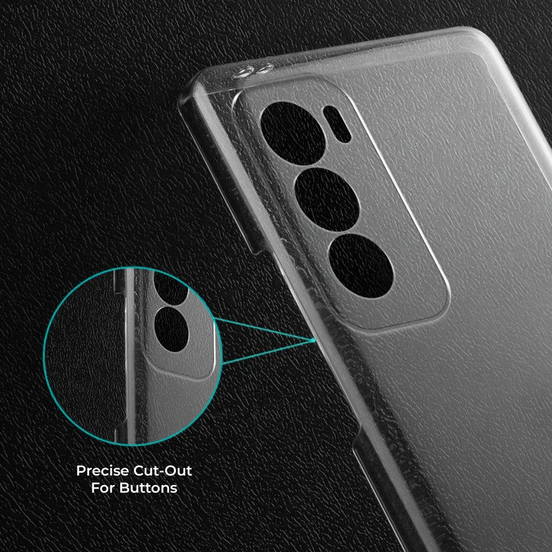 Crystal Clear Hard Back Anti-Yellowing Phone Case For Oppo Reno 12 5G