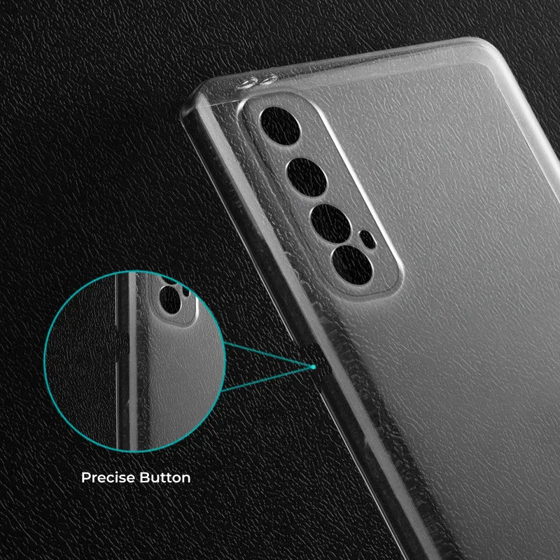 Crystal Clear Hard Back Anti-Yellowing Phone Case For Realme 7