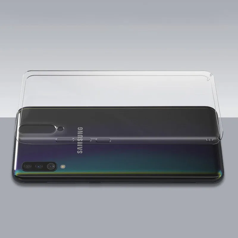 Crystal Clear Hard Back Anti-Yellowing Phone Case For Samsung A70