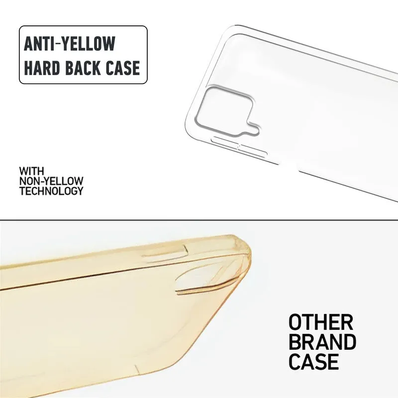 Crystal Clear Hard Back Anti-Yellowing Phone Case For Samsung F62