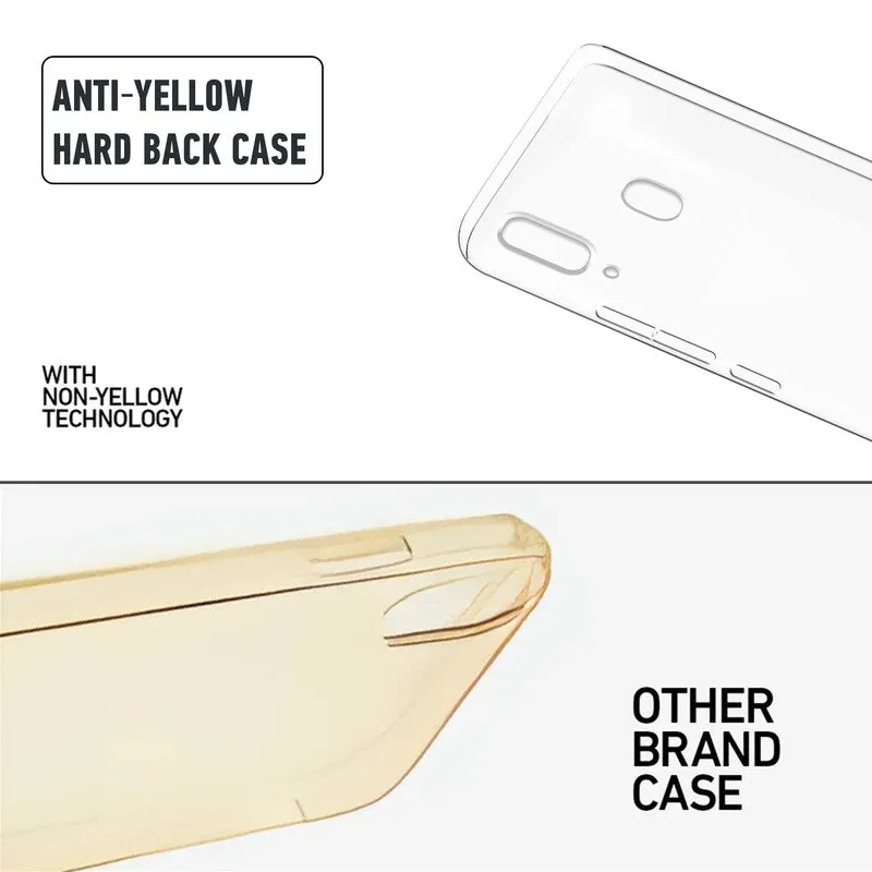 Crystal Clear Hard Back Anti-Yellowing Phone Case For Samsung M10s