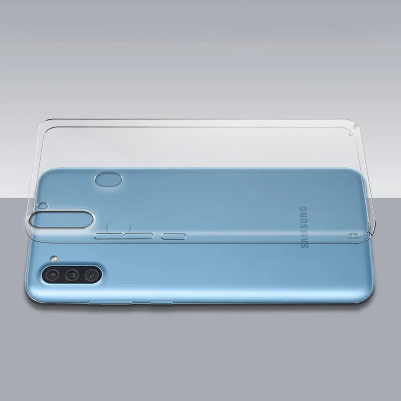 Crystal Clear Hard Back Anti-Yellowing Phone Case For Samsung M11