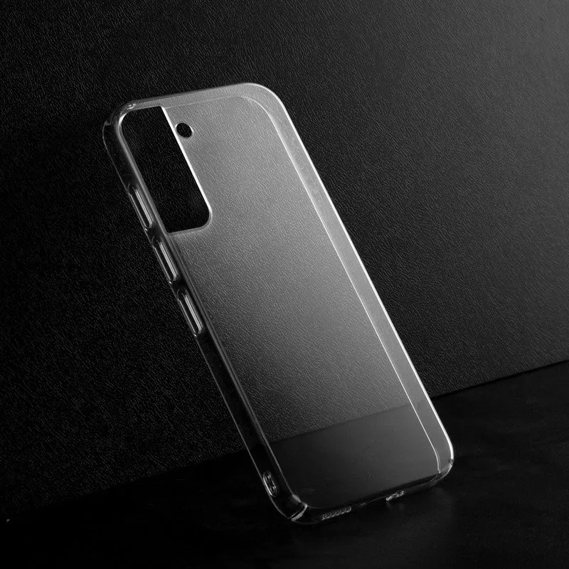 Crystal Clear Hard Back Anti-Yellowing Phone Case For Samsung S22 Plus