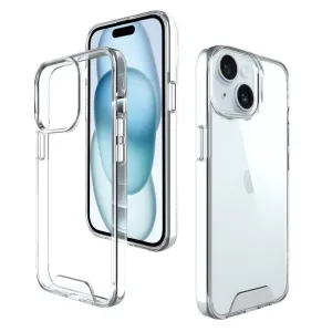 Crystal Clear Transparent Back Cover Case for Apple iPhone 15