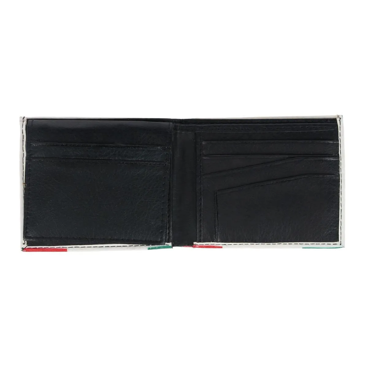 CTM® Men's Mexican Flag Bifold Wallet
