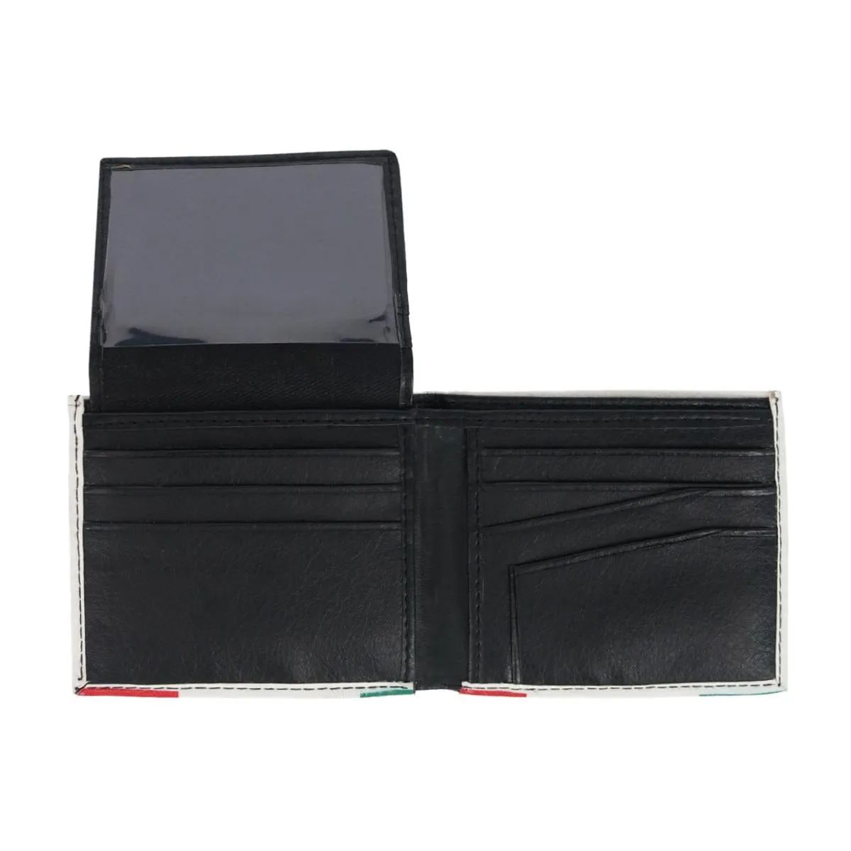 CTM® Men's Mexican Flag Bifold Wallet