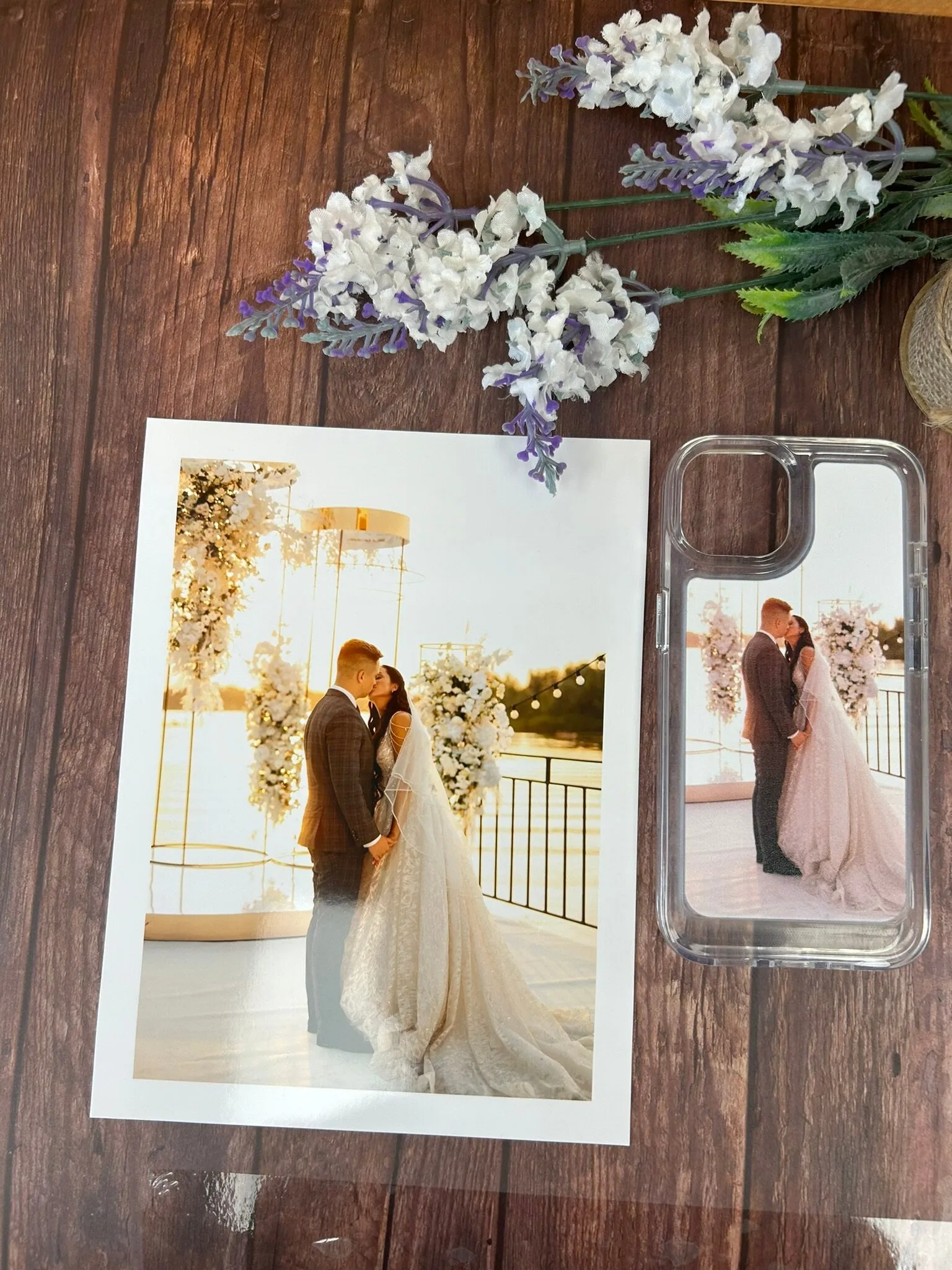 Custom Couple Family Photo Phone Case Gift, iPhone Wedding photo Cover