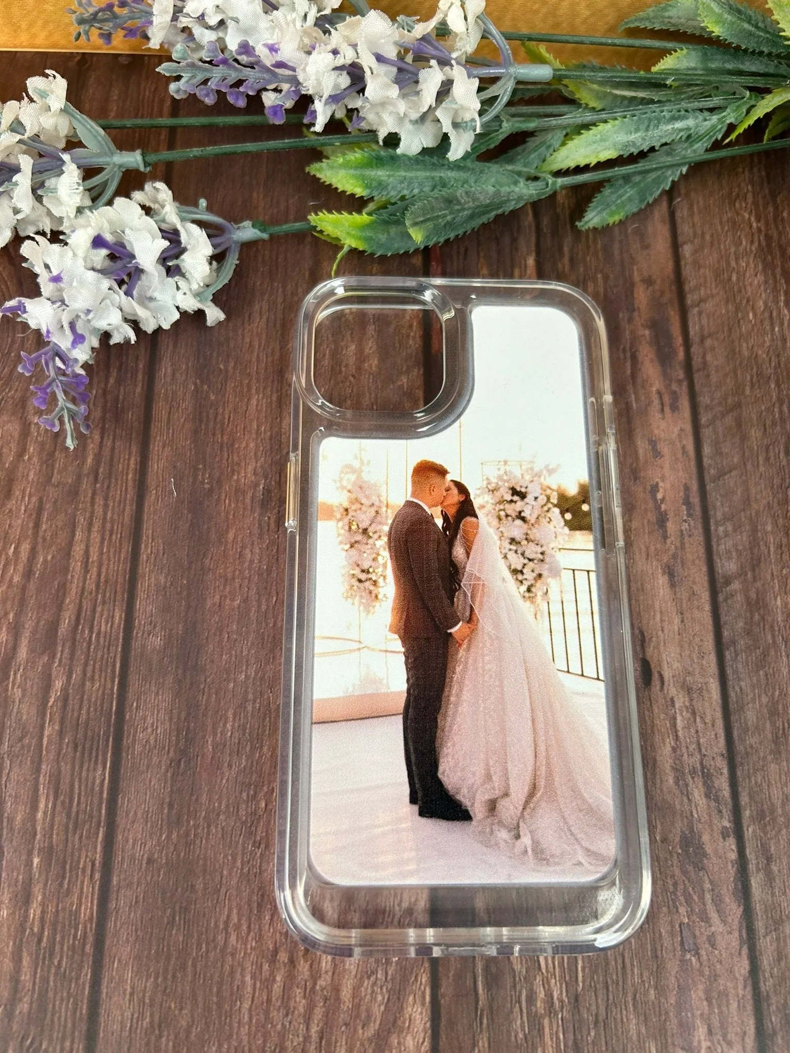 Custom Couple Family Photo Phone Case Gift, iPhone Wedding photo Cover