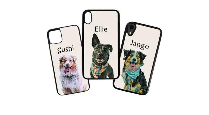 Custom Pet Portrait Phone Cases