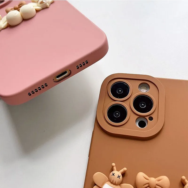 Cute 3D Cartoon Bee iPhone Case