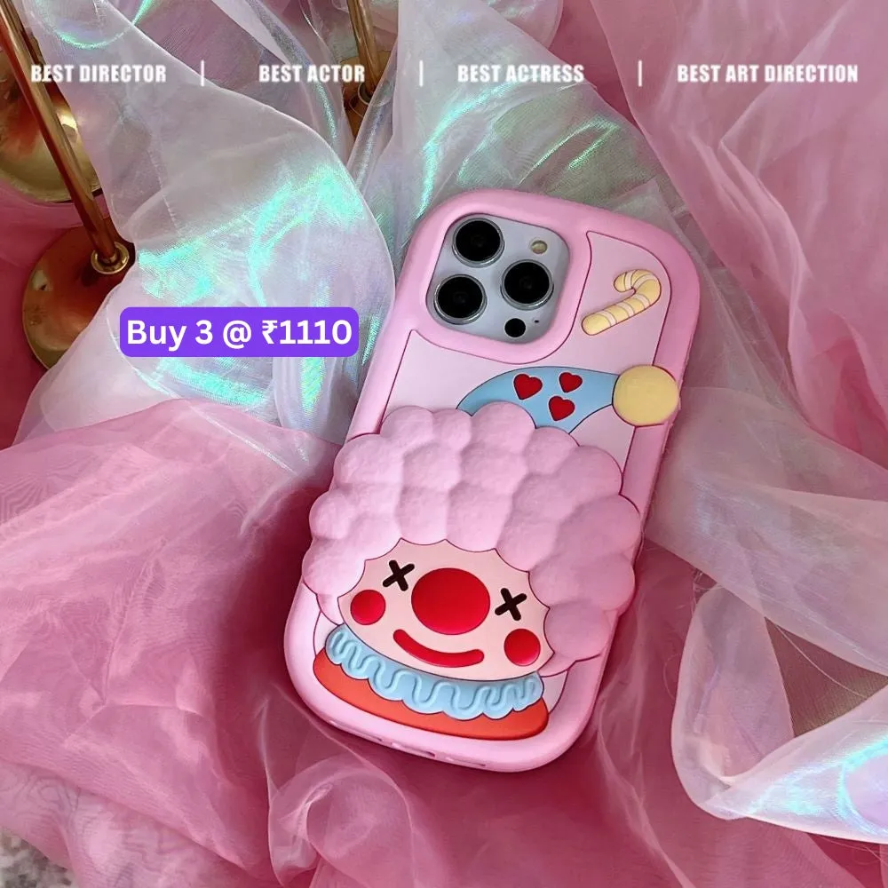 Cute 3D Joker Shockproof Silicone Cover - iPhone 11