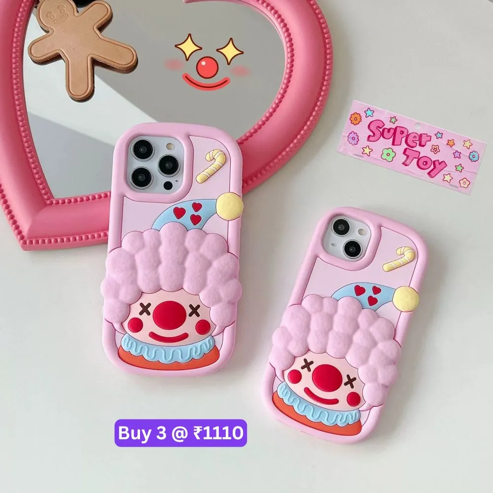 Cute 3D Joker Shockproof Silicone Cover - iPhone 11