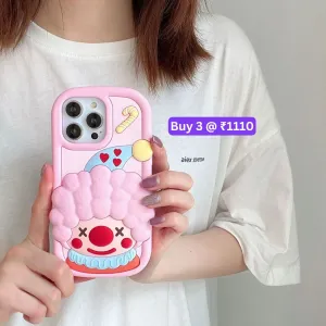 Cute 3D Joker Shockproof Silicone Cover - iPhone 11