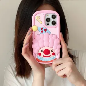 Cute 3D Joker Shockproof Silicone Cover - iPhone 14 Pro
