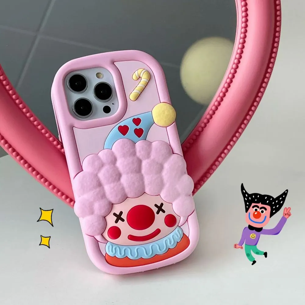 Cute 3D Joker Shockproof Silicone Cover - iPhone 14 Pro