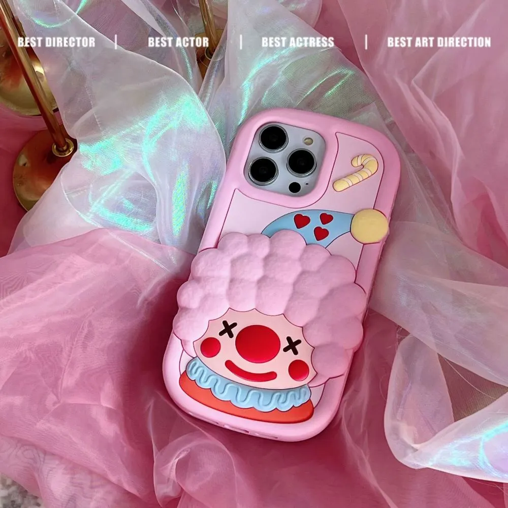 Cute 3D Joker Shockproof Silicone Cover - iPhone 14 Pro