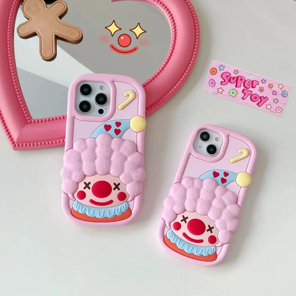 Cute 3D Joker Shockproof Silicone Cover - iPhone 14 Pro