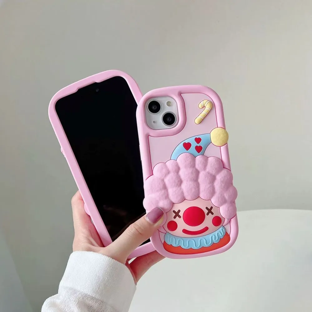 Cute 3D Joker Shockproof Silicone Cover - iPhone 14 Pro