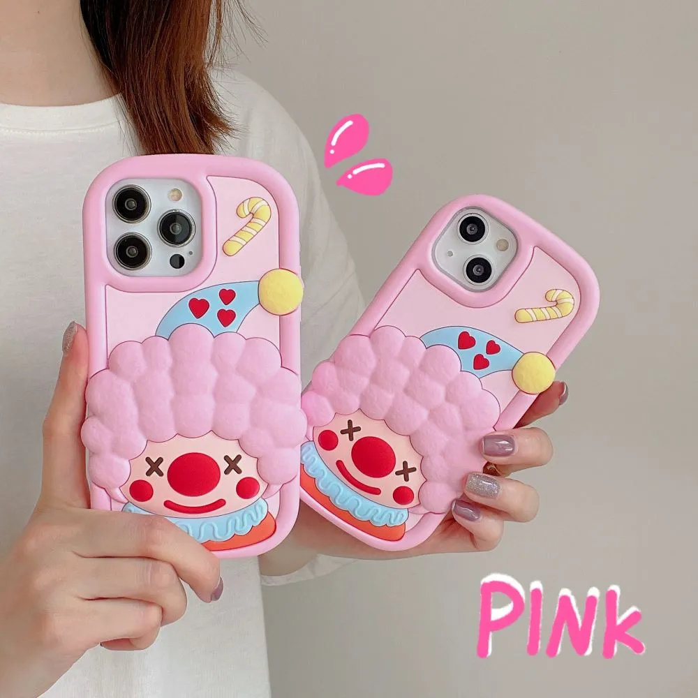 Cute 3D Joker Shockproof Silicone Cover - iPhone 14 Pro