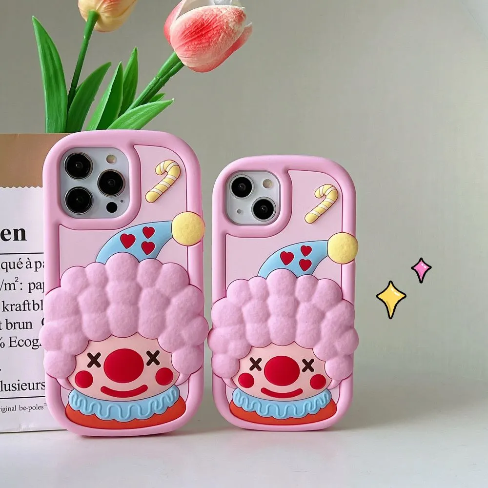 Cute 3D Joker Shockproof Silicone Cover - iPhone 14 Pro