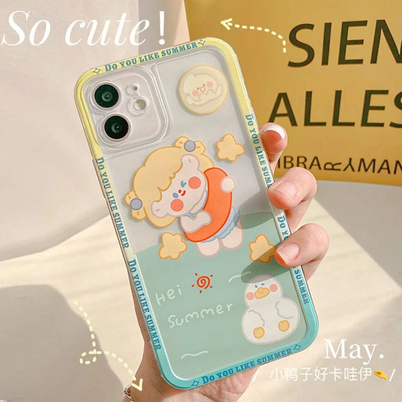 Cute Animated Cartoon Phone Case Variety
