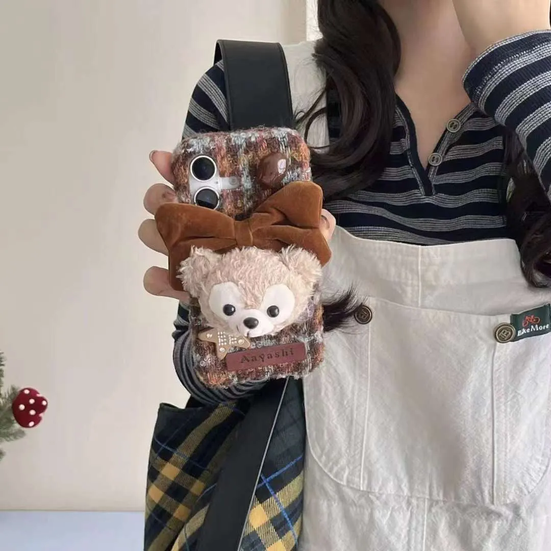 Cute Baby Cartoon Plush Style iPhone Case