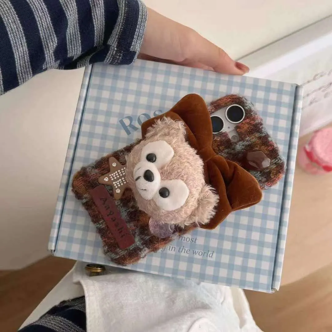 Cute Baby Cartoon Plush Style iPhone Case
