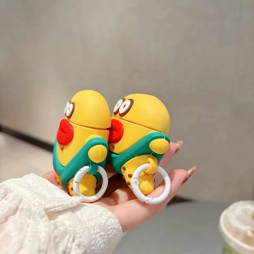 Cute Cartoon 3D Silicon Airpod Case