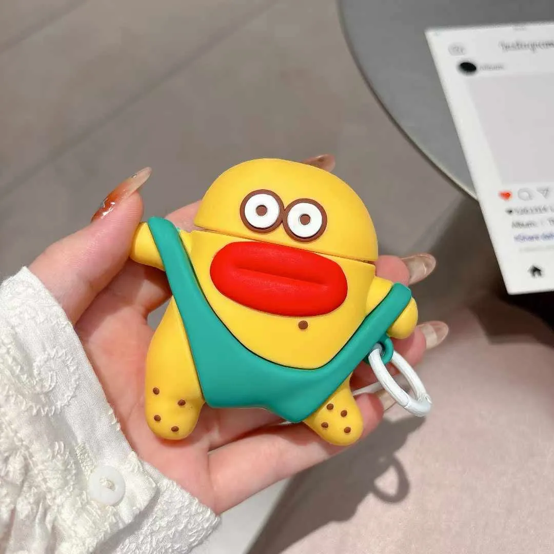 Cute Cartoon 3D Silicon Airpod Case