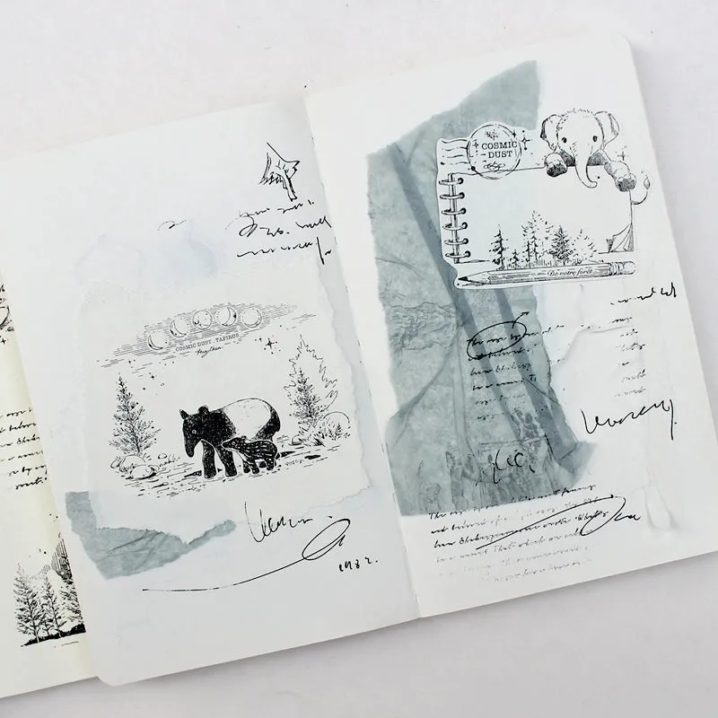 Cute Cartoon Animal Wooden Rubber Stamp