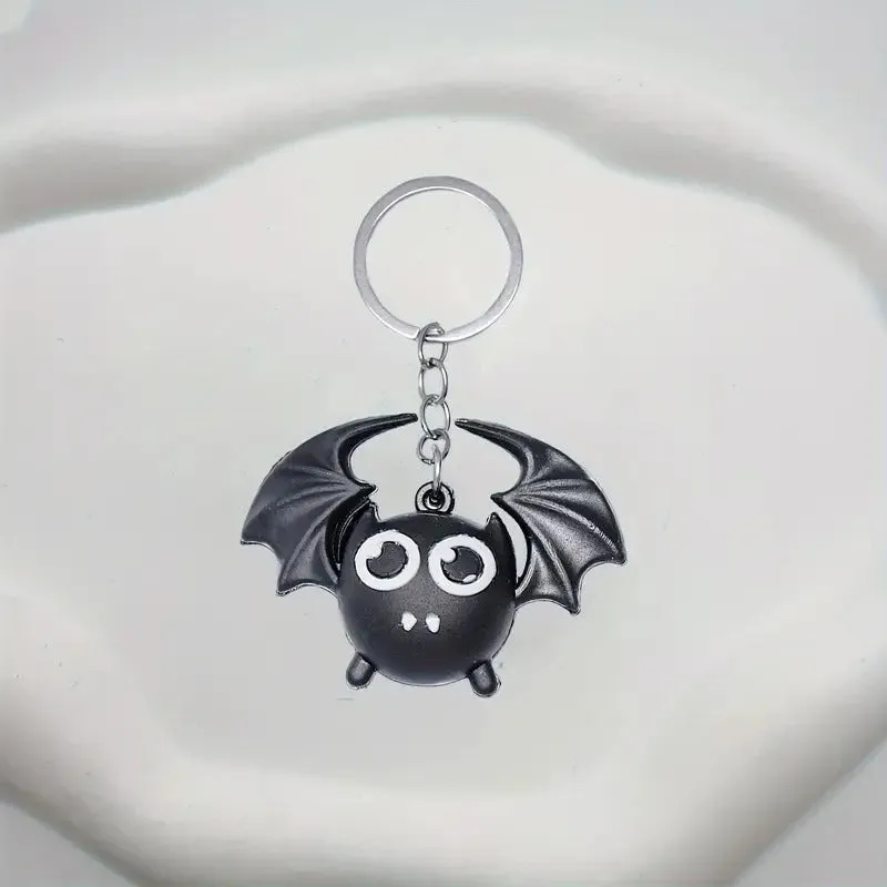 Cute Cartoon Bat Keyring