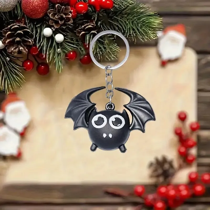Cute Cartoon Bat Keyring