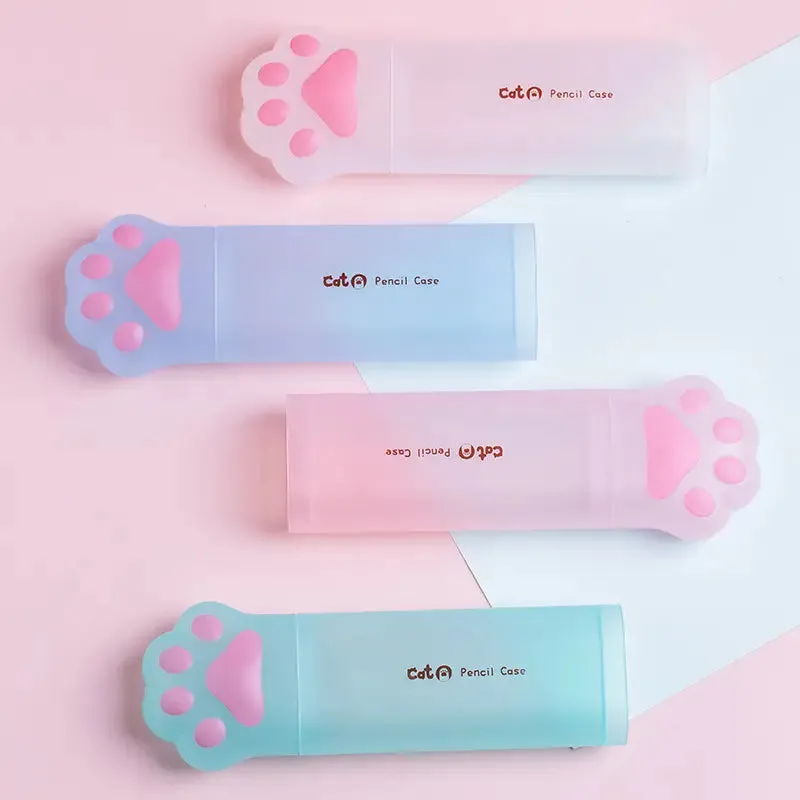 Cute Cartoon Cat Paw Pencil Case