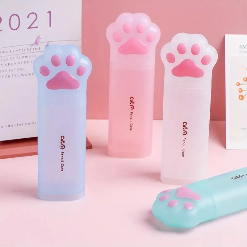 Cute Cartoon Cat Paw Pencil Case