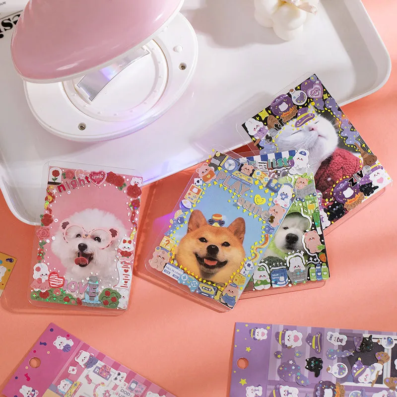 Cute Cartoon Pet Rabbit Bear Sticker