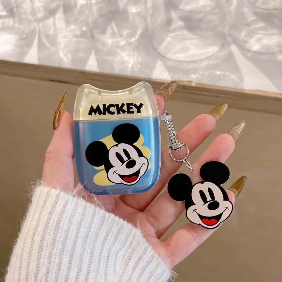 Cute Cartoon Silicon Airpod Case With Cartoon Charm