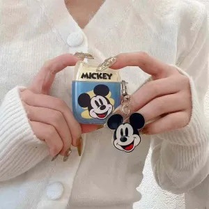 Cute Cartoon Silicon Airpod Case With Cartoon Charm