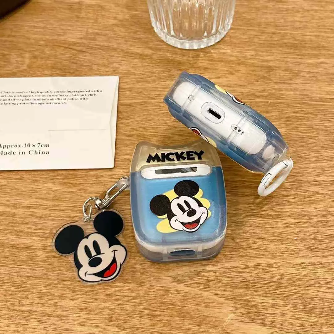 Cute Cartoon Silicon Airpod Case With Cartoon Charm