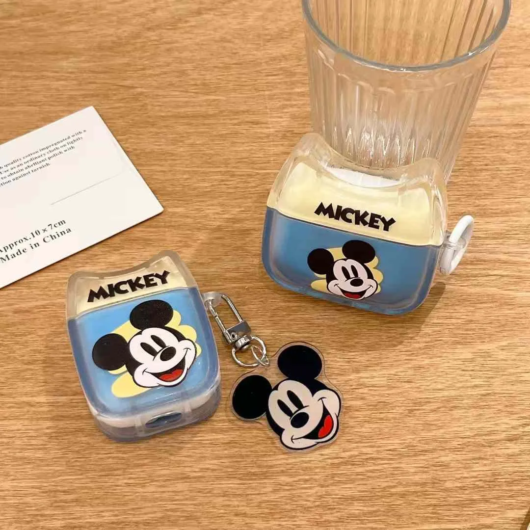 Cute Cartoon Silicon Airpod Case With Cartoon Charm