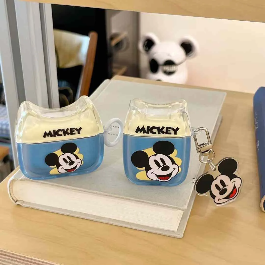 Cute Cartoon Silicon Airpod Case With Cartoon Charm