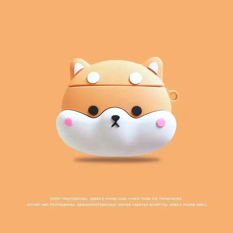 Cute Cartoon Silicone AirPods Case